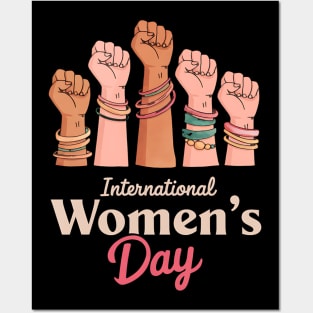 International Womens Day Gender Equality Inspire Inclusion Posters and Art
